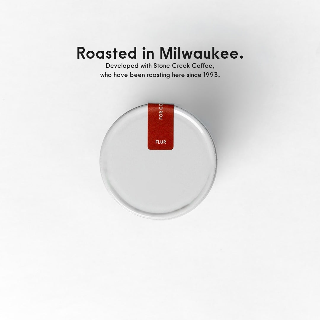 Roasted in Milwaukee with Stone Creek Coffee