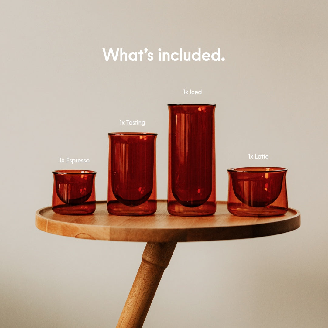 What's included: one of each of our four best-selling glasses
