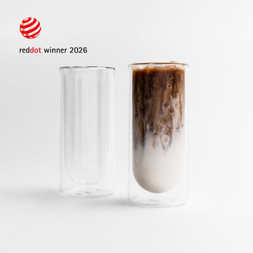 FLUR Iced Coffee Glasses Clear
