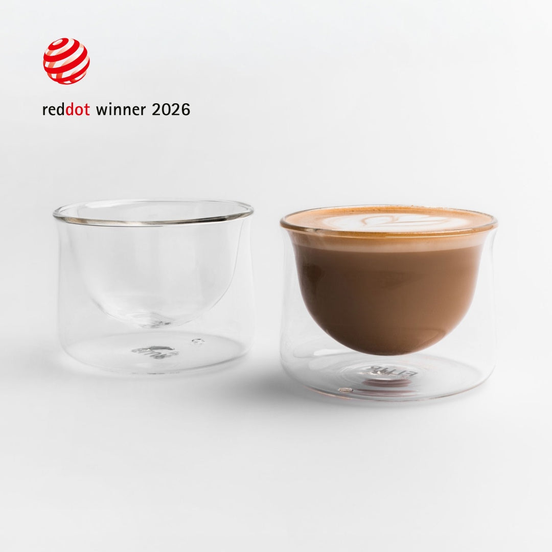 FLUR Latte Glasses - Clear