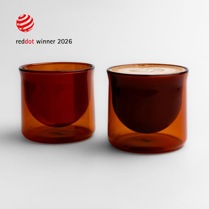 FLUR Latte XL Glasses — Amber