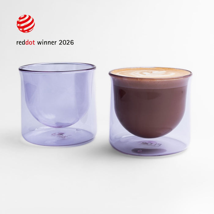 FLUR Latte XL Glasses — Purple