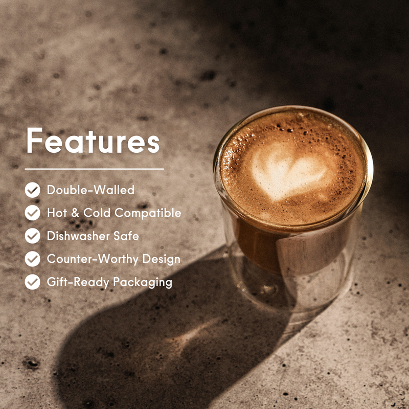 FLUR Cortado Glasses