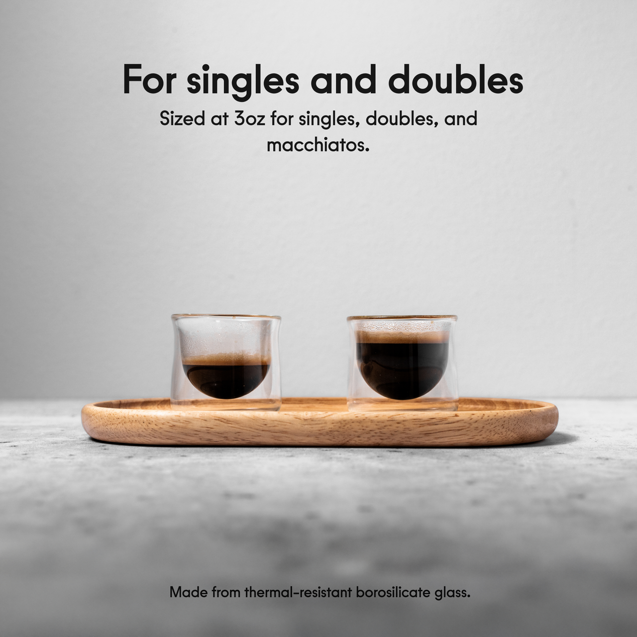 FLUR Espresso Glasses