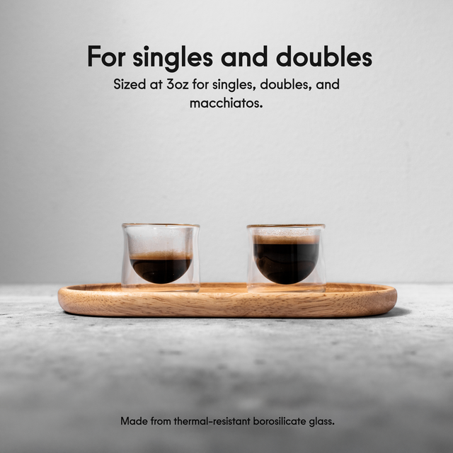 FLUR Espresso Glasses
