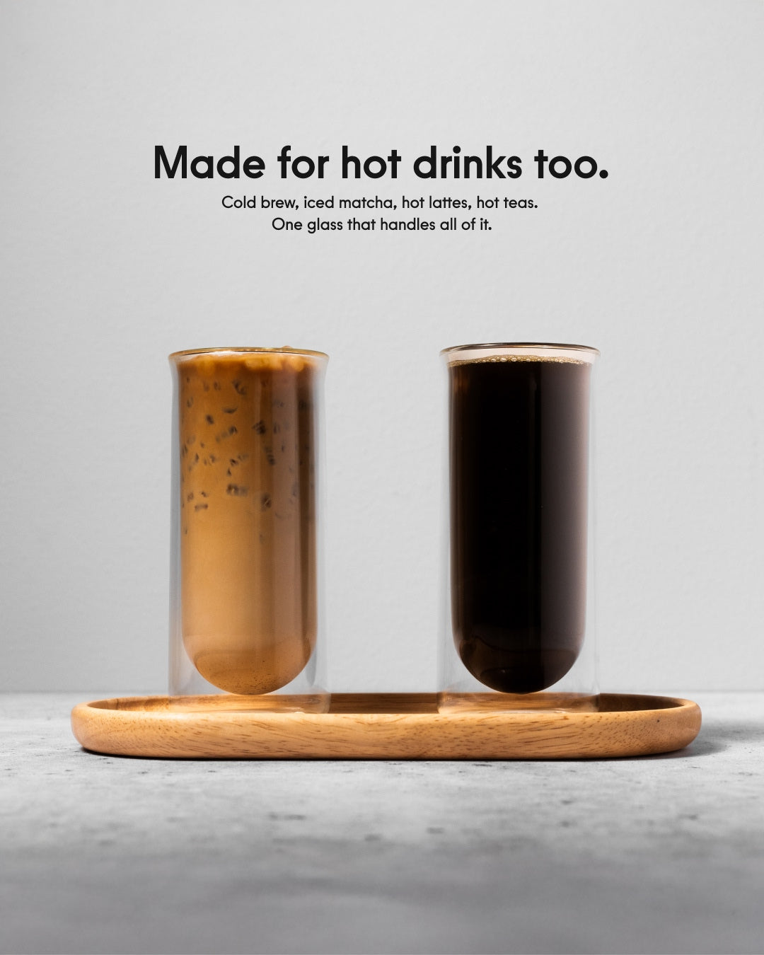 FLUR Iced Coffee Glasses