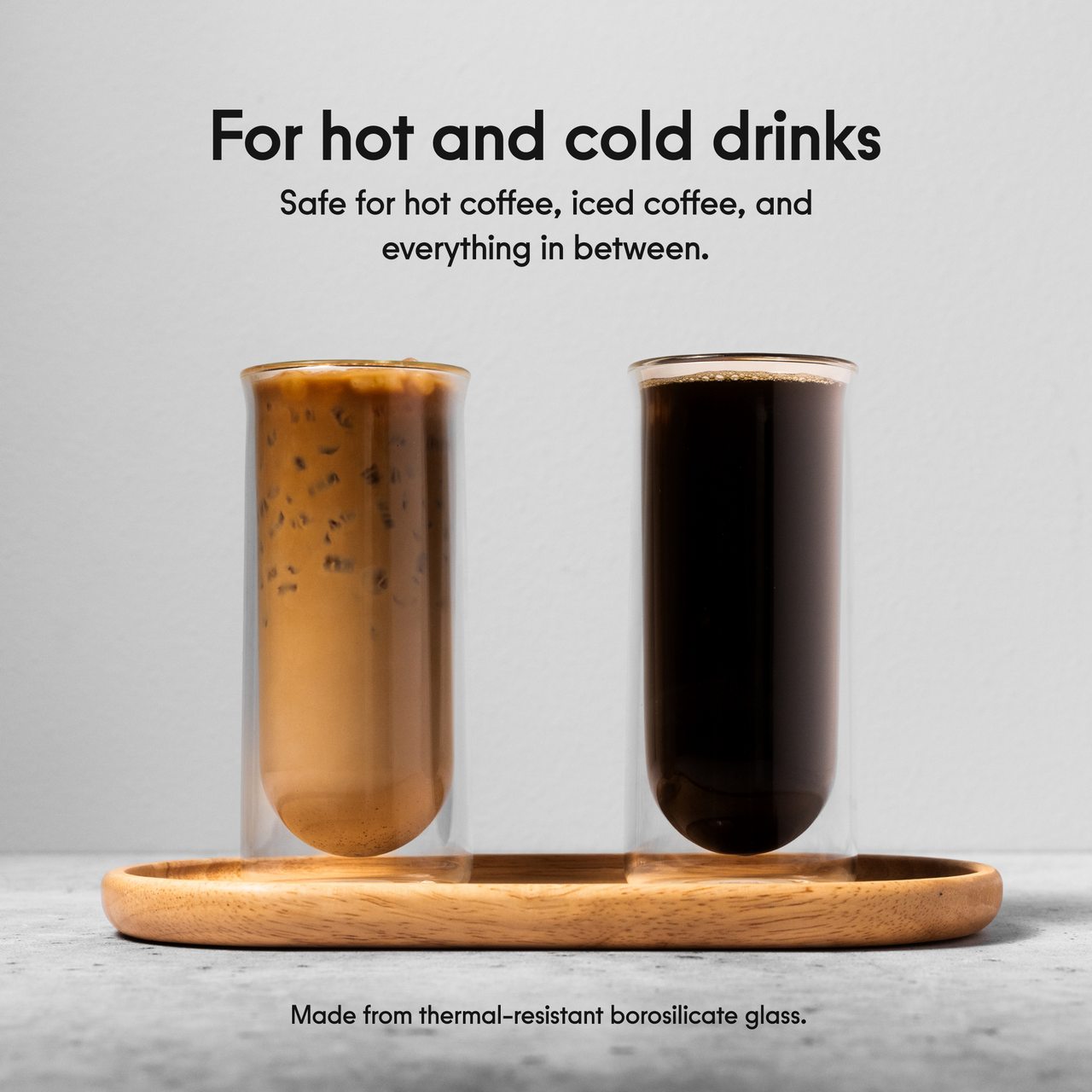 FLUR Iced Coffee Glasses