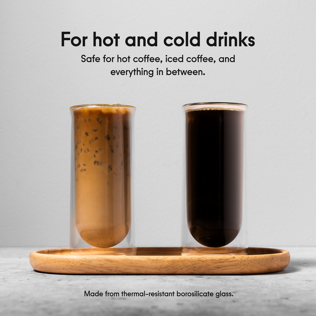 FLUR Iced Coffee Glasses