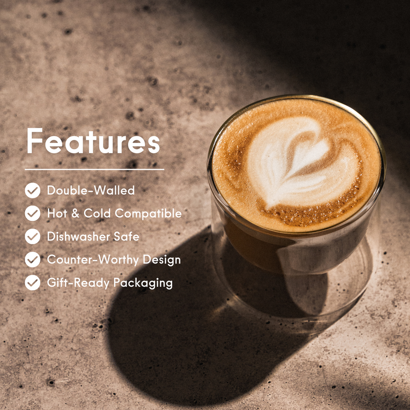 FLUR Latte XL Glasses