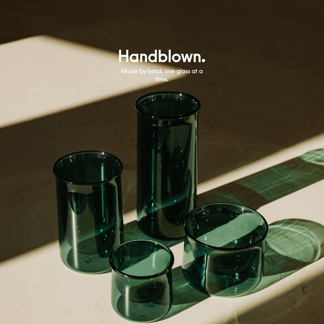 Handblown one at a time