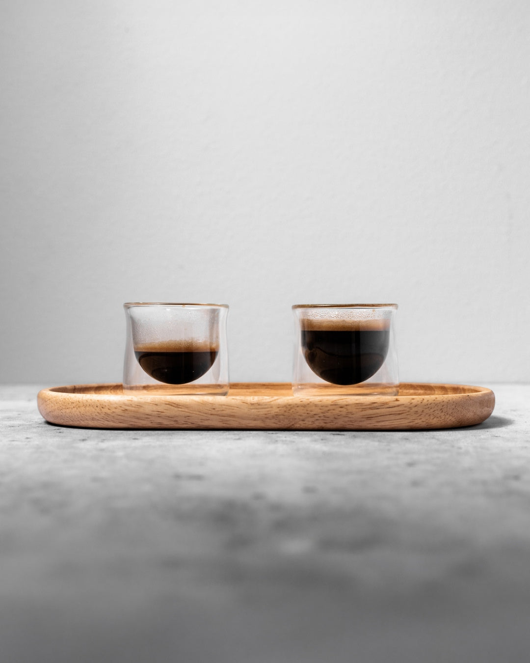 Sized for a double shot.