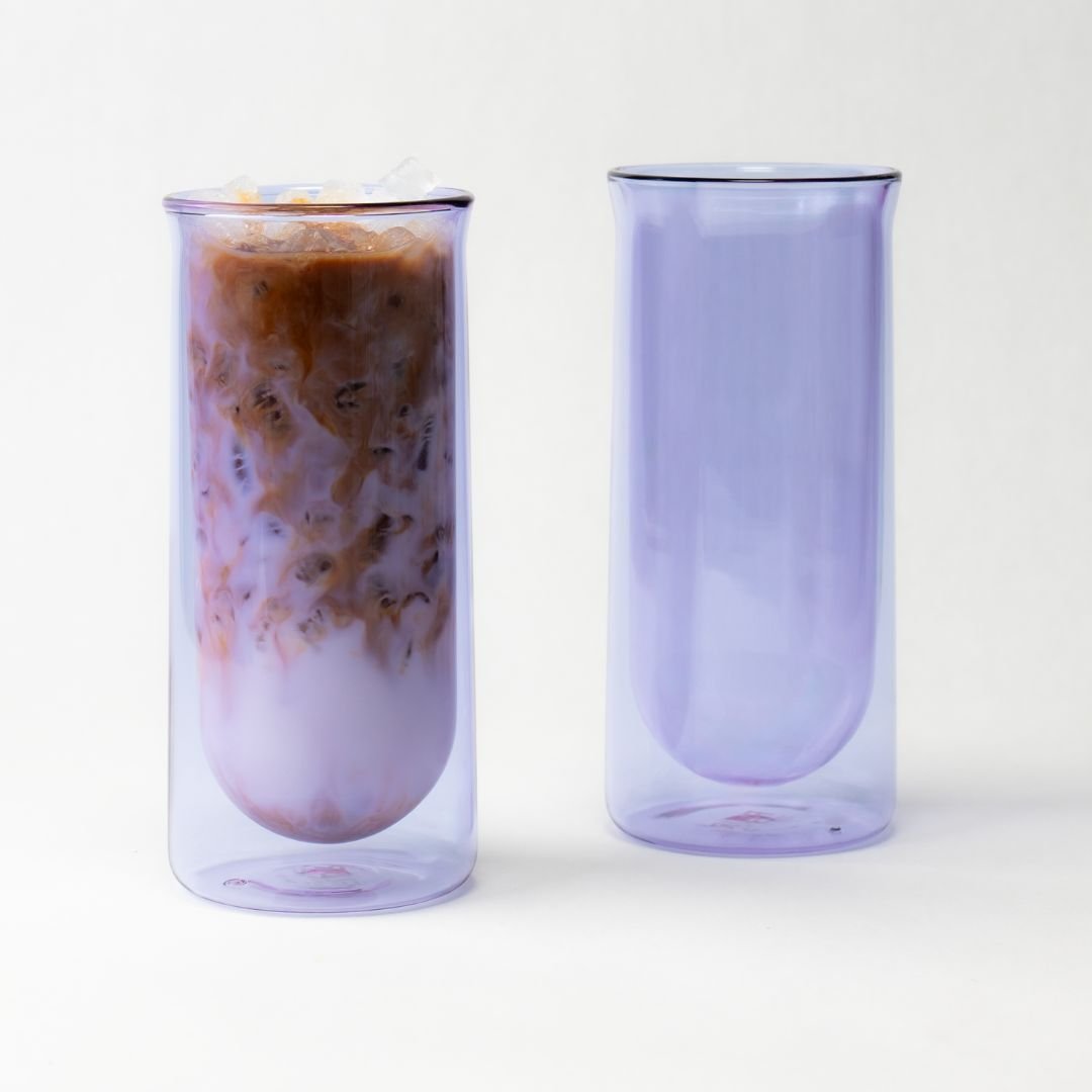 FLUR Iced Coffee Glasses