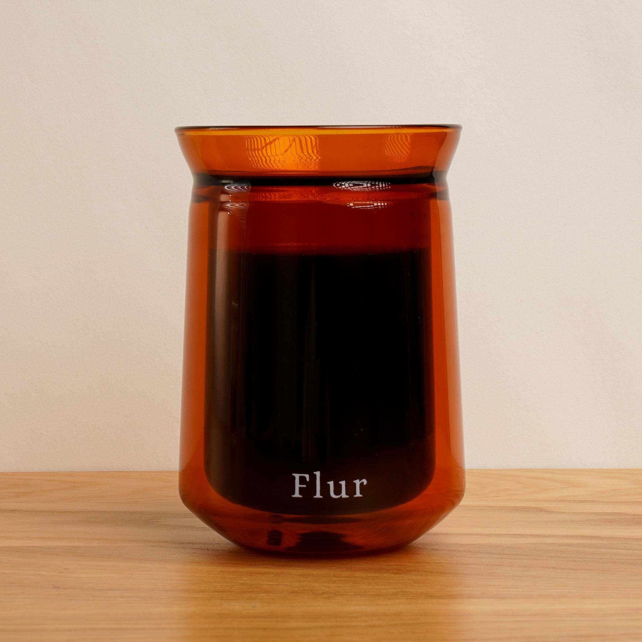 Lets try my new cup from flur glassware #teatime #coffee #espresso